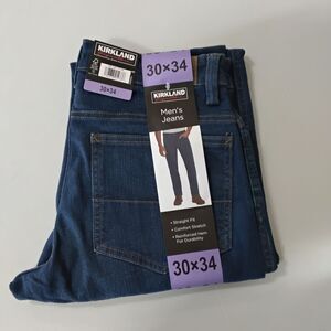 Kirkland Signature Blue Straight Jeans Classic Style